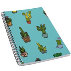 Succulents Teal Back 5 5  X 8 5  Notebook by Jancukart