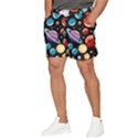 Background-with-many-planets-space Men s Runner Shorts View3