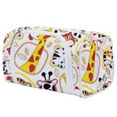 Vector-seamless-pattern-nice-animals-cartoon Toiletries Pouch by Jancukart