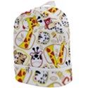 Vector-seamless-pattern-nice-animals-cartoon Zip Bottom Backpack View1