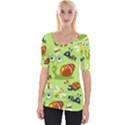 Little-animals-cartoon Wide Neckline Tee View1