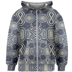 Abstract Pattern Geometric Backgrounds Kids  Zipper Hoodie Without Drawstring by Eskimos