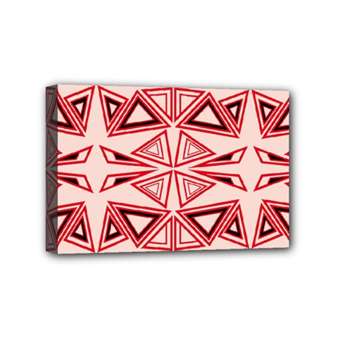 Abstract Pattern Geometric Backgrounds  Mini Canvas 6  X 4  (stretched) by Eskimos