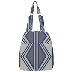 Abstract Pattern Geometric Backgrounds  Center Zip Backpack by Eskimos