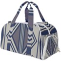 Abstract pattern geometric backgrounds  Burner Gym Duffel Bag View1