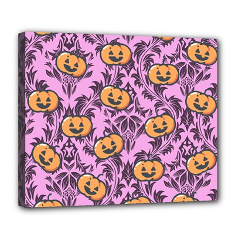 Pink Jacks Deluxe Canvas 24  X 20  (stretched) by NerdySparkleGoth