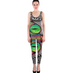 Alice In Wonderland Cat One Piece Catsuit by artworkshop