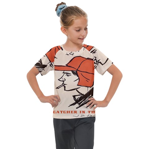 Catcher In The Rye Kids  Mesh Piece Tee by artworkshop