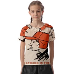 Catcher In The Rye Kids  Frill Chiffon Blouse by artworkshop