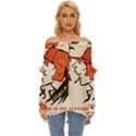 Catcher In The Rye Off Shoulder Chiffon Pocket Shirt View1