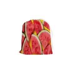 Watermelon Drawstring Pouch (small) by artworkshop