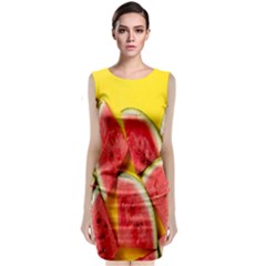 Watermelon Classic Sleeveless Midi Dress by artworkshop
