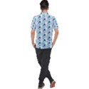 Flowers Pattern Men s Polo Tee View2