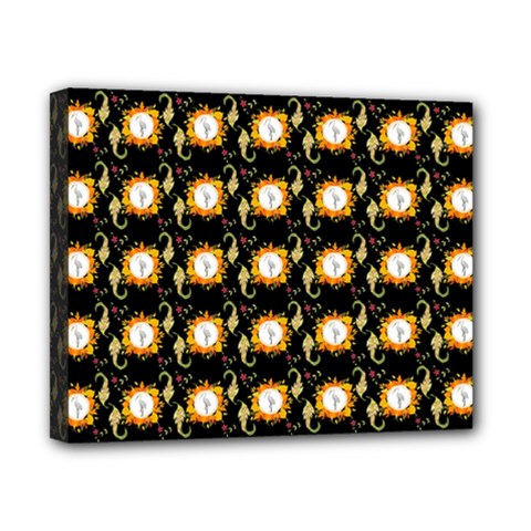 Flowers Pattern Canvas 10  X 8  (stretched) by Sparkle
