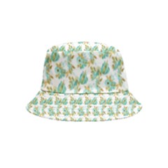 Flowers Pattern Inside Out Bucket Hat (kids) by Sparkle
