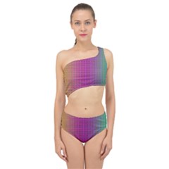 Bismuth Flow Spliced Up Two Piece Swimsuit by Thespacecampers