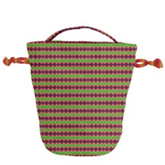 Claus And Effect Drawstring Bucket Bag by Thespacecampers
