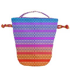 Rainbots Drawstring Bucket Bag by Thespacecampers