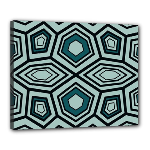 Abstract Pattern Geometric Backgrounds Canvas 20  X 16  (stretched) by Eskimos
