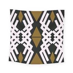 Abstract Pattern Geometric Backgrounds  Square Tapestry (small) by Eskimos