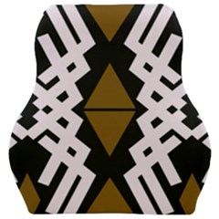 Abstract Pattern Geometric Backgrounds  Car Seat Velour Cushion  by Eskimos