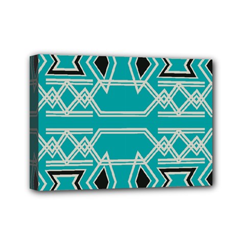Abstract Pattern Geometric Backgrounds  Mini Canvas 7  X 5  (stretched) by Eskimos