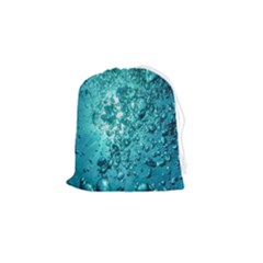 Bubbles Water Bub Drawstring Pouch (small) by artworkshop