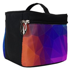 Triangles Polygon Color Make Up Travel Bag (small) by artworkshop