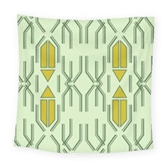 Abstract Pattern Geometric Backgrounds Square Tapestry (large) by Eskimos