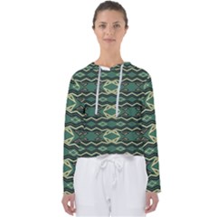 Abstract Pattern Geometric Backgrounds Women s Slouchy Sweat by Eskimos
