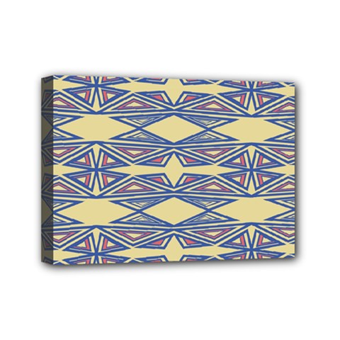 Abstract Pattern Geometric Backgrounds  Mini Canvas 7  X 5  (stretched) by Eskimos
