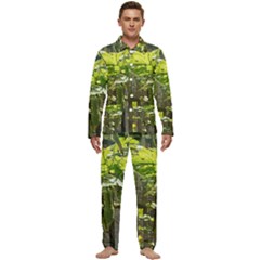 Bitter Melon Men s Long Sleeve Velvet Pocket Pajamas Set by artworkshop