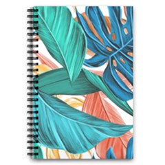 Leaves Tropical Exotic 5 5  X 8 5  Notebook by artworkshop