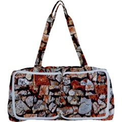Stone Wall Wall Texture Drywall Stones Rocks Multi Function Bag by artworkshop