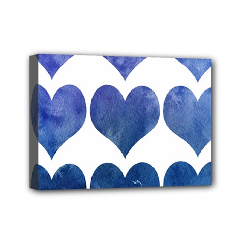 Valentin Heart  Love Mini Canvas 7  X 5  (stretched) by artworkshop