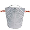 Architecture Building Drawstring Bucket Bag View2
