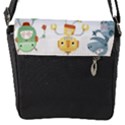 Vector-set-funny-robots-cartoon Flap Closure Messenger Bag (S) View1