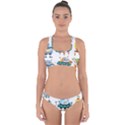 Vector-set-funny-robots-cartoon Cross Back Hipster Bikini Set View1