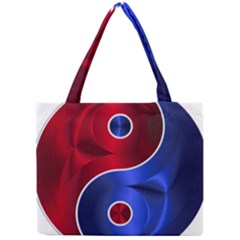 Yin Yang Eastern Asian Philosophy Mini Tote Bag by Jancukart