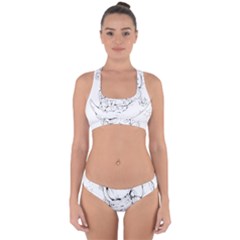 Astronaut-moon-space-astronomy Cross Back Hipster Bikini Set by Jancukart