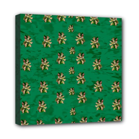 Water Lilies In The Soft Clear Warm Tropical Sea Mini Canvas 8  X 8  (stretched) by pepitasart