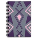 Abstract pattern geometric backgrounds  5.5  x 8.5  Notebook View1