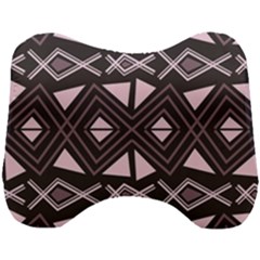 Abstract Pattern Geometric Backgrounds Head Support Cushion by Eskimos