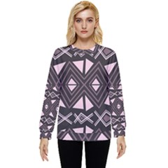 Abstract Pattern Geometric Backgrounds Hidden Pocket Sweatshirt by Eskimos