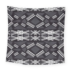 Abstract Pattern Geometric Backgrounds  Square Tapestry (large) by Eskimos
