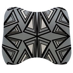 Abstract Pattern Geometric Backgrounds   Velour Head Support Cushion by Eskimos