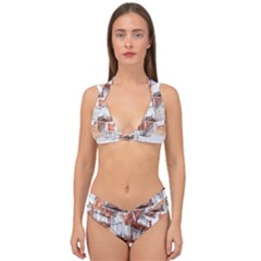 Rag-flats-onion-flats-llc-architecture-drawing Graffiti-architecture Double Strap Halter Bikini Set by Jancukart