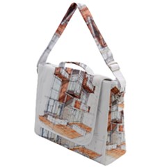 Rag-flats-onion-flats-llc-architecture-drawing Graffiti-architecture Box Up Messenger Bag by Jancukart