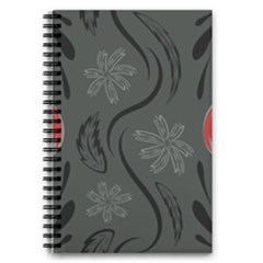Folk Flowers Print Floral Pattern Ethnic Art 5 5  X 8 5  Notebook by Eskimos