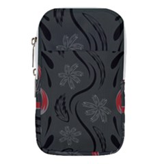Folk Flowers Print Floral Pattern Ethnic Art Waist Pouch (small) by Eskimos